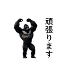 【踊る】イケメンゴリラ（個別スタンプ：12）