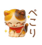 冬のかわいいスタンプ❤️猫多め（個別スタンプ：5）