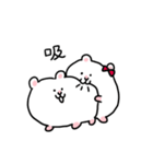 LOVEなハムちゃんの日常（個別スタンプ：3）
