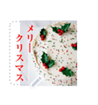 文字入力できる♥誕生日＆クリスマスケーキ（個別スタンプ：5）