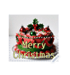 文字入力できる♥誕生日＆クリスマスケーキ（個別スタンプ：16）