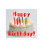 文字入力できる♥誕生日＆クリスマスケーキ（個別スタンプ：20）