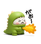 ず～っと使える♡さめと恐竜のスタンプ（個別スタンプ：17）