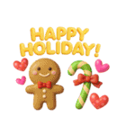 冬★ぷっくり立体2025（個別スタンプ：18）