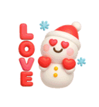 冬★ぷっくり立体2025（個別スタンプ：21）