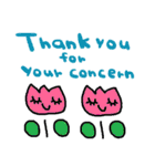 (nenerin日常会話スタンプ525英語気遣い)（個別スタンプ：8）