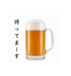 待ち合わせする生ビール☆年末年始（個別スタンプ：25）