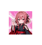 かわいい戦う女子☆和装リアクション（個別スタンプ：2）
