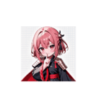 かわいい戦う女子☆和装リアクション（個別スタンプ：3）