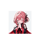 かわいい戦う女子☆和装リアクション（個別スタンプ：4）