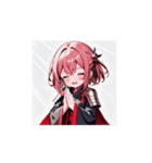 かわいい戦う女子☆和装リアクション（個別スタンプ：10）