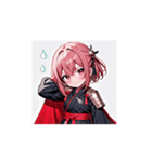かわいい戦う女子☆和装リアクション（個別スタンプ：14）