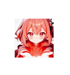 かわいい戦う女子☆和装リアクション（個別スタンプ：15）