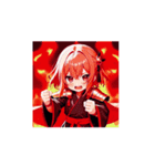 かわいい戦う女子☆和装リアクション（個別スタンプ：16）