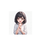 ふんわり癒しガールの毎日スタンプ002（個別スタンプ：8）