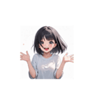 ふんわり癒しガールの毎日スタンプ002（個別スタンプ：11）