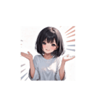 ふんわり癒しガールの毎日スタンプ（個別スタンプ：11）