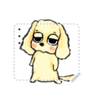 ゆるだる犬【太郎】メッセージスタンプvar1（個別スタンプ：11）