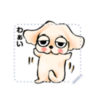 ゆるだる犬【太郎】メッセージスタンプvar1（個別スタンプ：17）