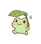 ミニカエル ピョコピョ（個別スタンプ：3）