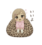 学生ガール♡冬と年末年始も使える！（個別スタンプ：14）