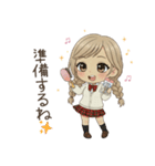 学生ガール♡冬と年末年始も使える！（個別スタンプ：31）