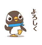 ゆるペンギンず♡毎日使えるちょっと適当（個別スタンプ：9）