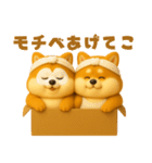 ずっと使える♡箱から双子の柴犬（個別スタンプ：39）