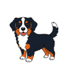 バーニーズマウンテンドッグのスタンプ2（個別スタンプ：8）