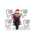 動く 3D擦れうさぎ（冬）（個別スタンプ：22）