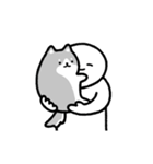 動く！ハスキーと飼い主（個別スタンプ：4）