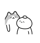 動く！ハスキーと飼い主（個別スタンプ：9）