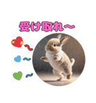 うさぎ生活100%（個別スタンプ：34）
