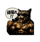 マッスルキャット！！（個別スタンプ：34）
