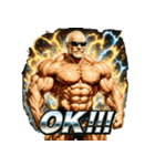 超絶マッチョ爺さん（個別スタンプ：38）