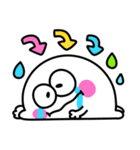 白くて丸いモンスター♡あいづち（個別スタンプ：27）