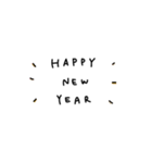 大人女子♥ シンプルなお正月♡【再販】（個別スタンプ：3）