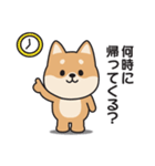 家族連絡用〇しばいぬのスタンプ2（個別スタンプ：1）