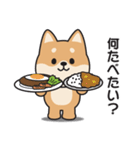 家族連絡用〇しばいぬのスタンプ2（個別スタンプ：18）