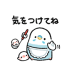 おらの動物園93★母★セキセイインコ（個別スタンプ：17）