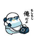 おらの動物園93★母★セキセイインコ（個別スタンプ：25）