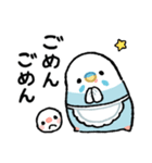 おらの動物園93★母★セキセイインコ（個別スタンプ：28）