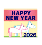 年賀状【午年】＆ 年賀状じまい クリスマス（個別スタンプ：24）