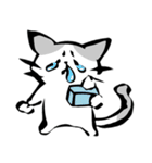 ねこねこ【冬～春】筆文字（個別スタンプ：39）