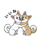 「むぎちゃん＆いねちゃん挨拶スタンプ」（個別スタンプ：5）