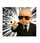 ビジネスサラリーマンベビー【毎日使える】（個別スタンプ：4）