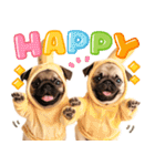 パグちゃん♡毎日使える犬の日（個別スタンプ：14）