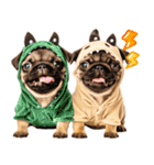 パグちゃん♡毎日使える犬の日（個別スタンプ：30）