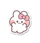 シール風うしゃぎ！！2ピンク（個別スタンプ：6）