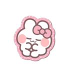 シール風うしゃぎ！！2ピンク（個別スタンプ：9）